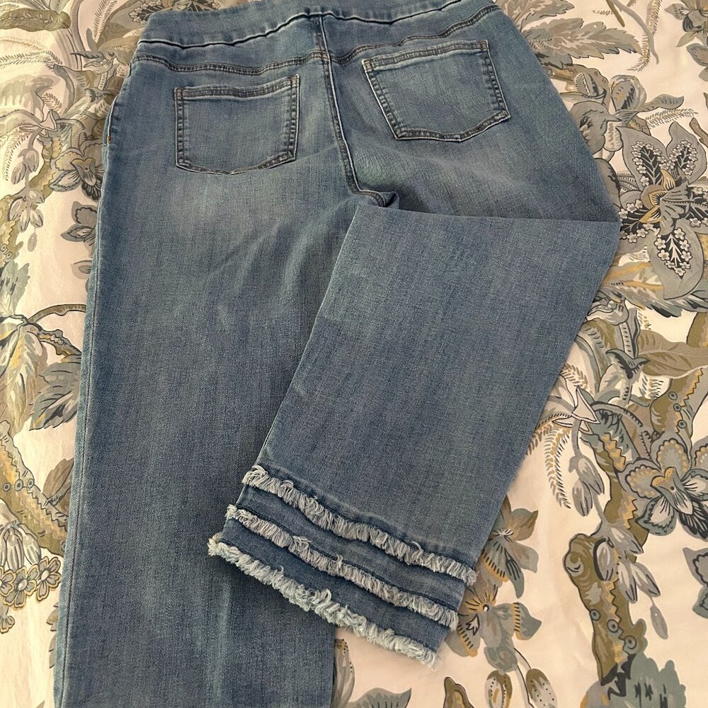 chico"s capri jeans size 1